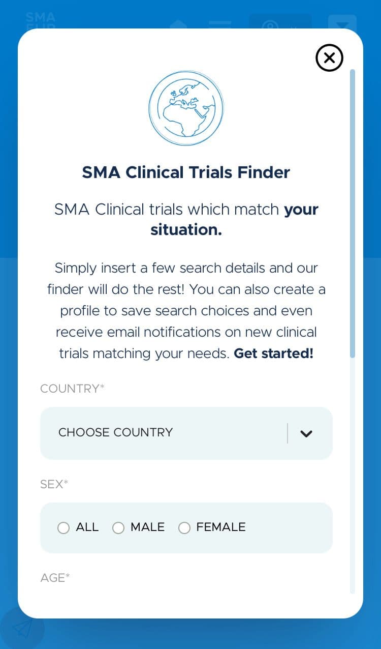 Customise your search