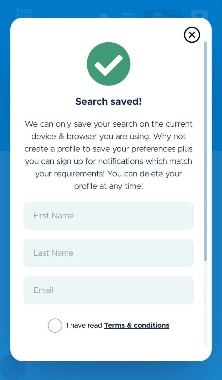Create a profile & get notifications!